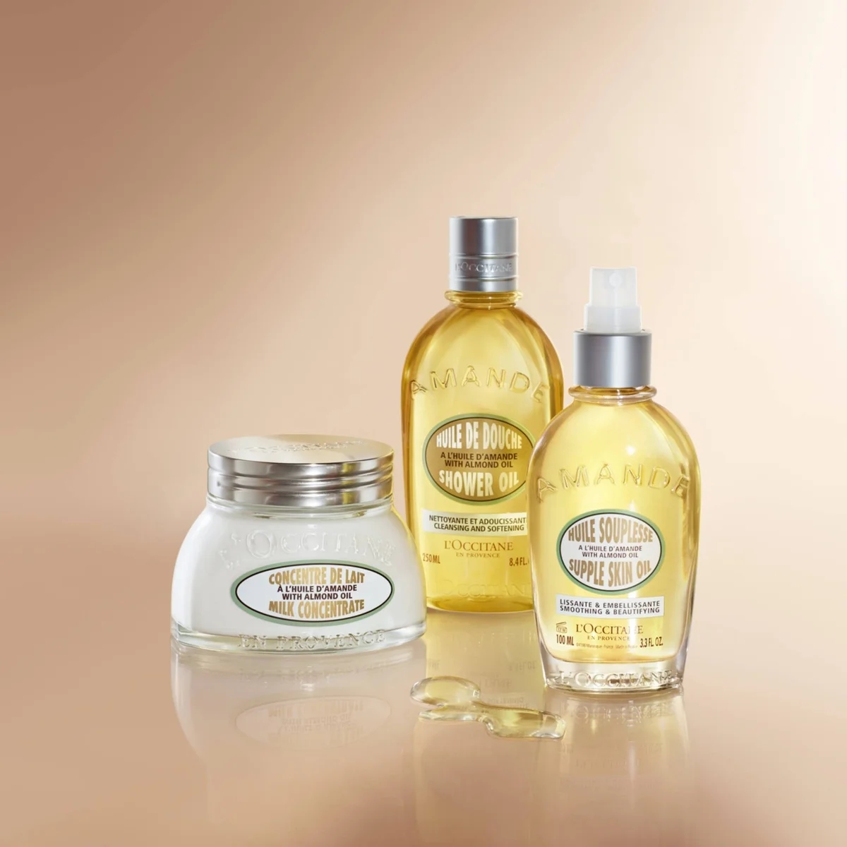 L'Occitane 欧舒丹杏仁柔肤油 100ml 7.5折 ￡30（约288.58元）购物返利请关注公众号：芒省真好省