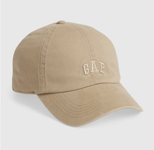 Gap Logo 棒球帽 欧阳娜娜同款 4.7折 $14（约100.77元）   购物返利请关注公众号：芒省真好省