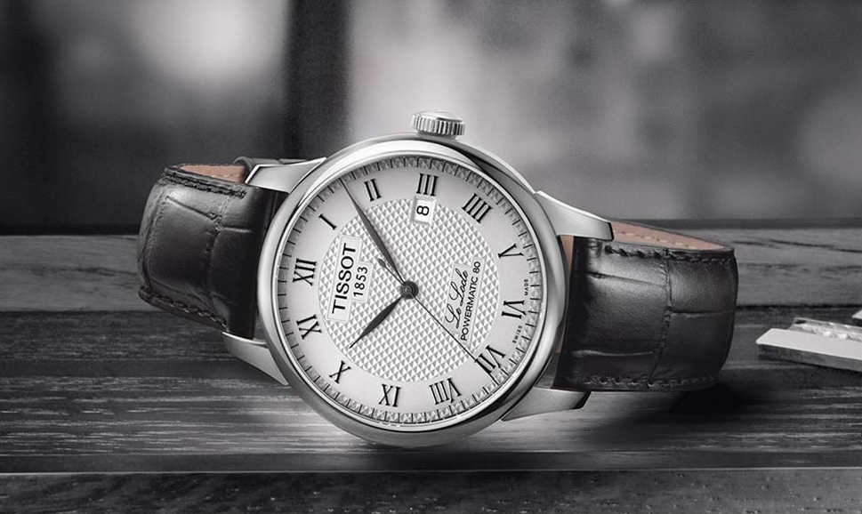 Tissot 天梭力洛克系列皮带80机芯机械男表