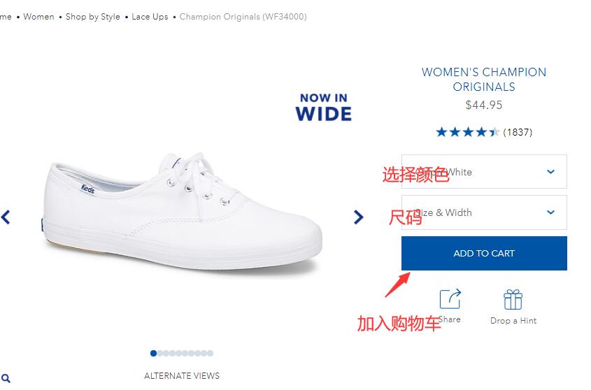 Keds美国官网