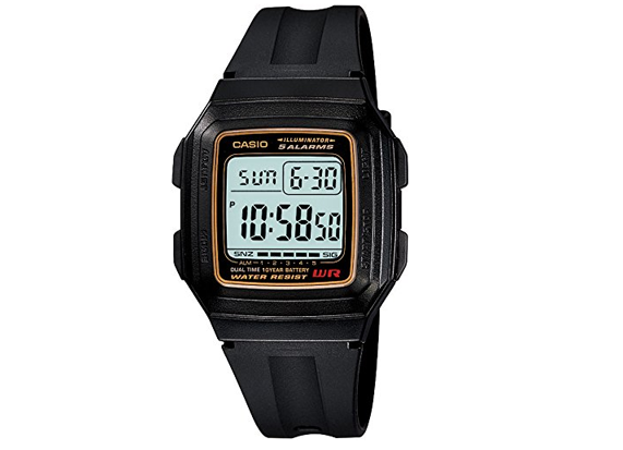 CASIO卡西欧 F-201WA-9AJF 男表降至863日元+9积分