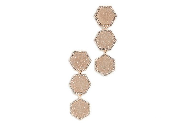 BaubleBar Cuvier Druzy 耳饰 $26.6（约184元）