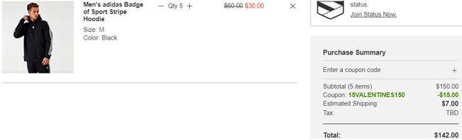 FinishLine官网ADIDAS男款帽衫折后$27 约189元