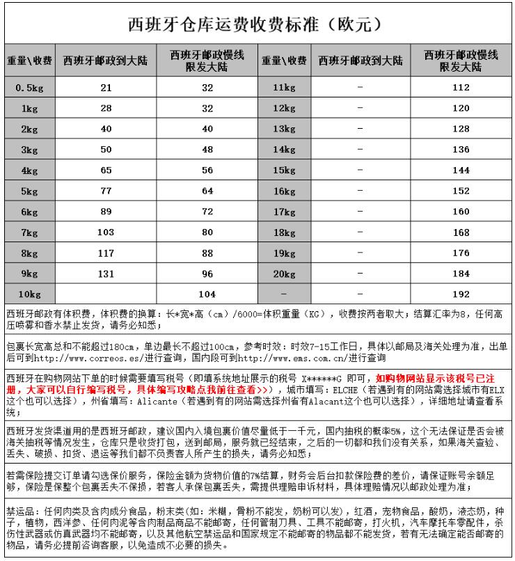  西班牙海淘铭宣转运公司首选