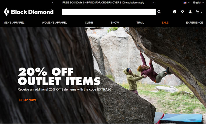 Black Diamond Equipment美国官网：攀岩、滑雪、徒步旅行装备海淘网站