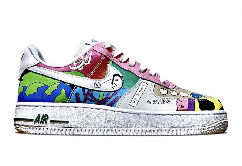 疑似Nike地球日鞋款！Ruohan Wang x AF1运动鞋最新实物图！