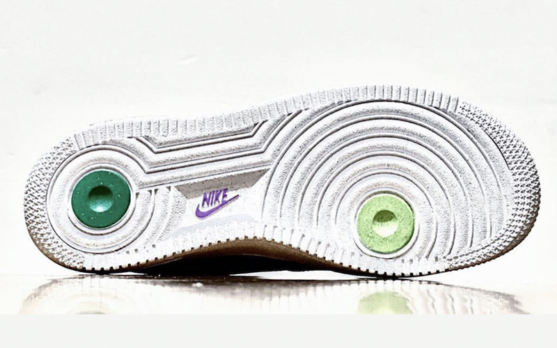 疑似Nike地球日鞋款！Ruohan Wang x AF1运动鞋最新实物图！