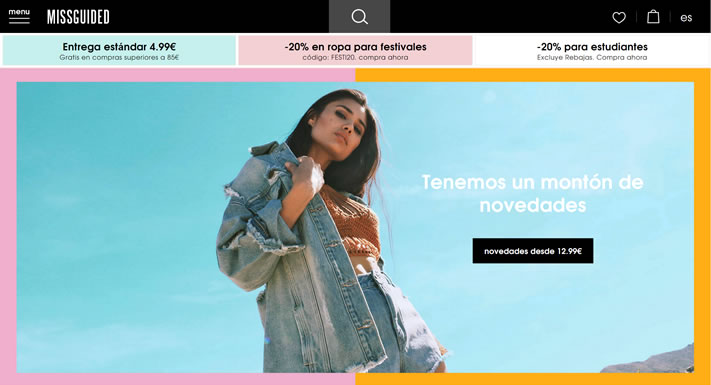 西班牙Missguided官网：西班牙休闲时尚女装海淘网站