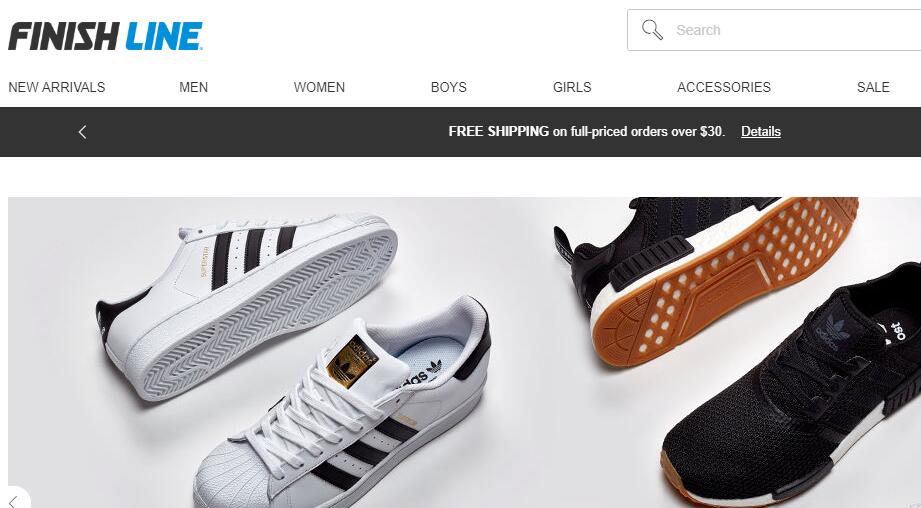 Finishline美国官网：美国终点线网站很适合海淘运动鞋服