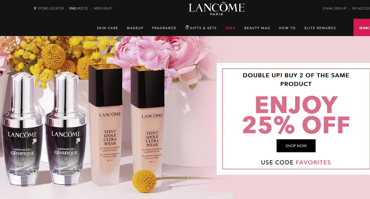 兰蔻美国官网：Lancome兰蔻护肤品美国官方<a href='http://www.younaisi.cn/htwz/' class='hyperlinked' target='_blank'>海淘网站</a>