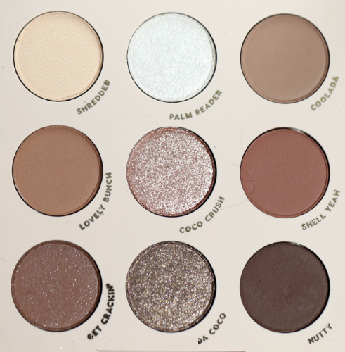 Colourpop卡拉泡泡Going Coconuts椰子盘试色测评最新