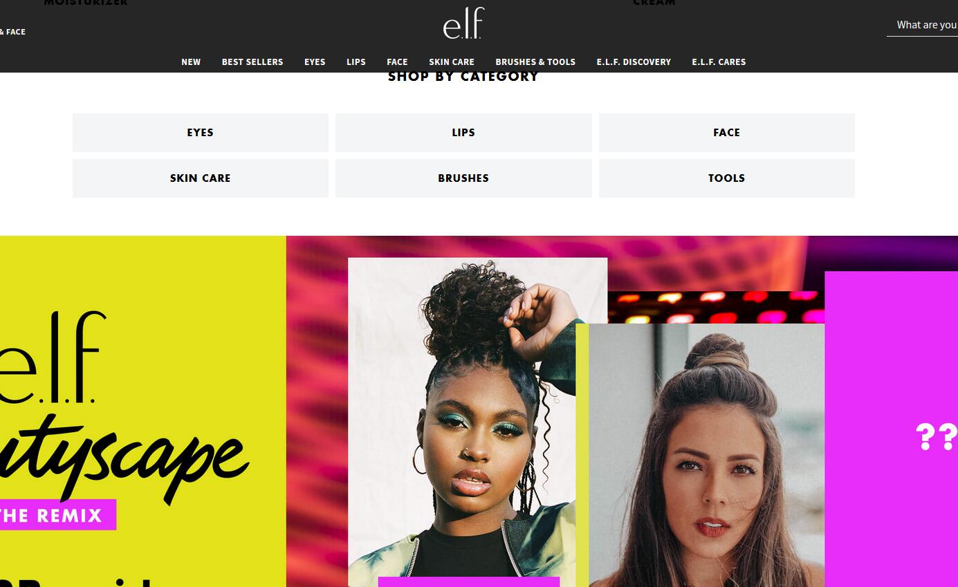 ELF Cosmetics美国官网：ELF彩妆美国海淘网站