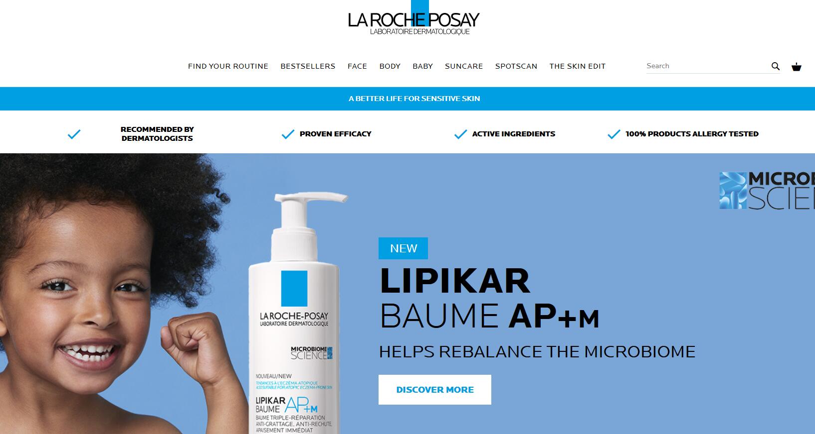 La Roche-Posay理肤泉英国官网 理肤泉官方网站