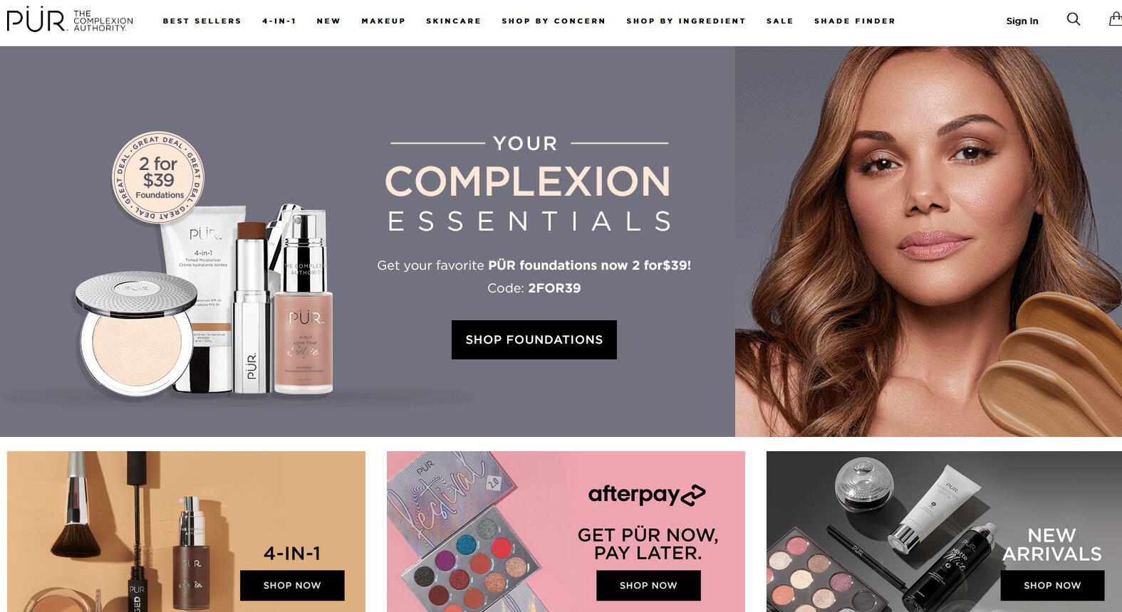 Pur Cosmetics美国官网 Pur Cosmetics彩妆美国网站