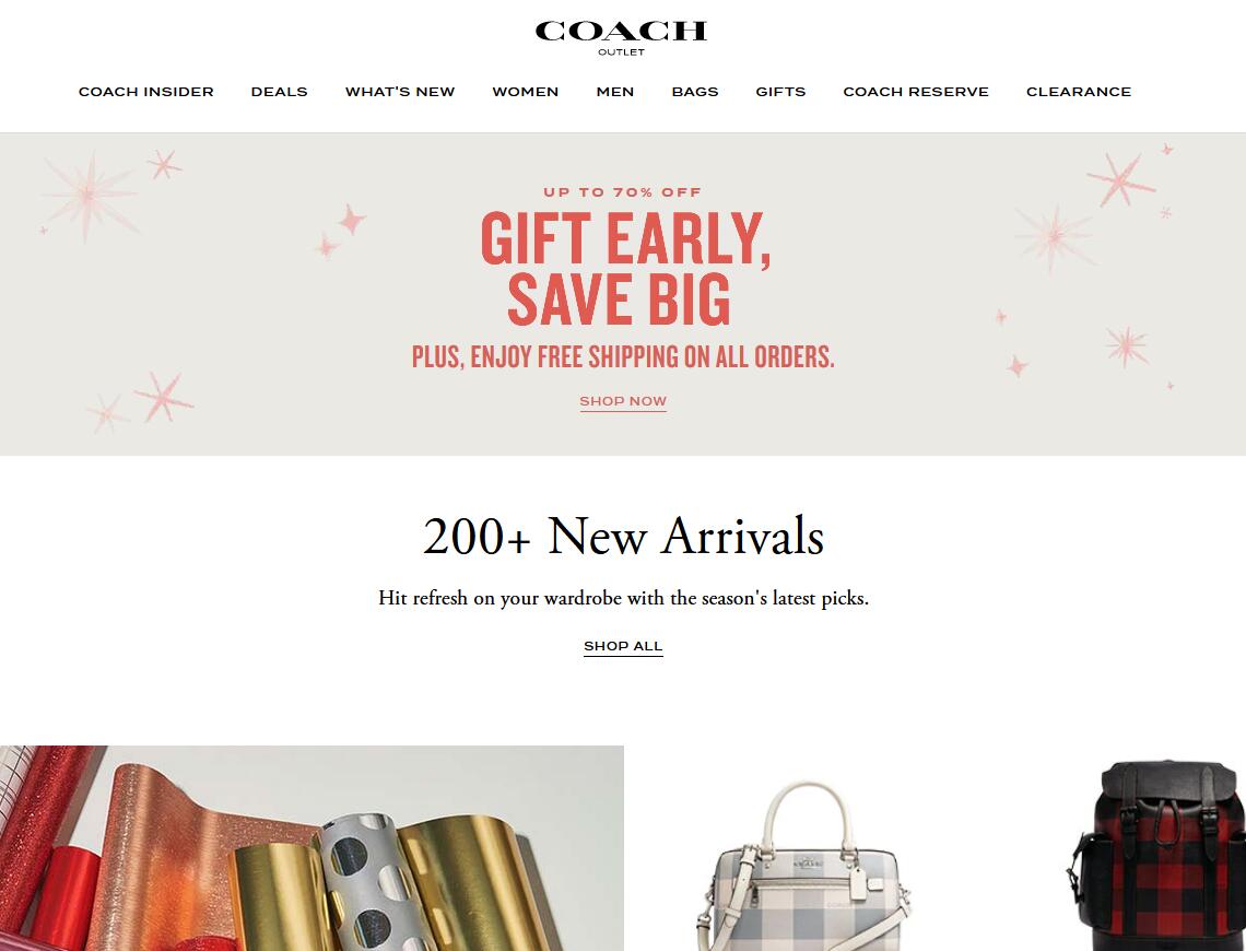 COACH OUTLET蔻驰工厂店美国官网 蔻驰奥莱美国网站