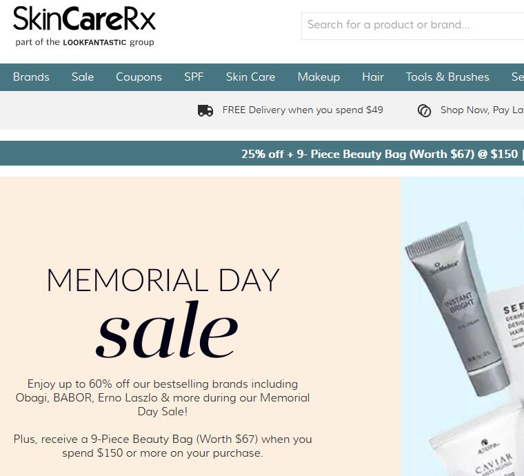 Skincarerx美国官网<a href='http://www.younaisi.cn/gonglue/' class='hyperlinked' target='_blank'>海淘攻略</a> Skincarerx美国网站海淘购物教程
