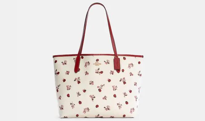 新低价！Coach蔻驰 City印花托特包 海淘折后价仅$94.5