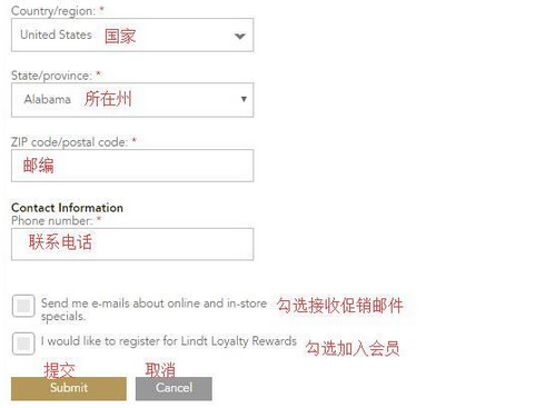 Lindt瑞士莲美国官网巧克力海淘攻略教程