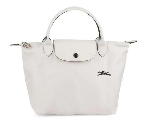 Longchamp珑骧 Le Pliage Club饺子包 白色 海淘折后$79.99