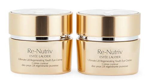 雅诗兰黛Re-Nutriv Ultimate Lift白金眼霜双瓶套组折后$149.99