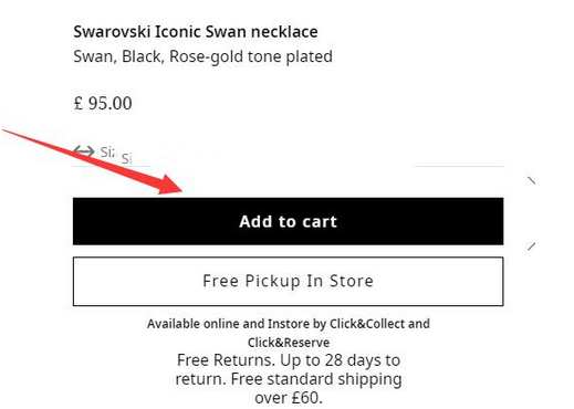 Swarovski施华洛世奇英国官网海淘攻略教程