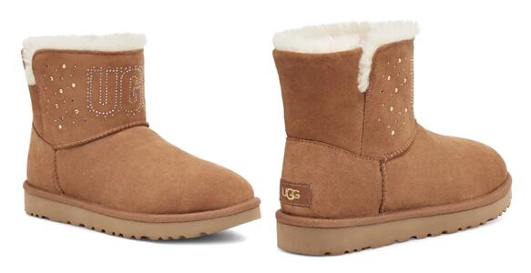 UGG Classic Gem雪地靴 海淘降至53折价$89.96