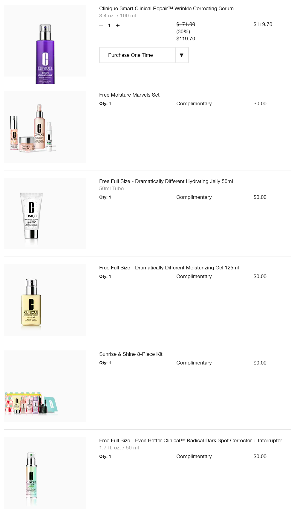 门槛降！倩碧官网无门槛7折+满赠五重礼(含镭射精华50ml+2正装+7件套+水磁场4件套)