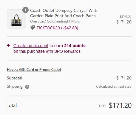 Shop Premium Outlets官网购Coach蔻驰包包低至25折+额外8折