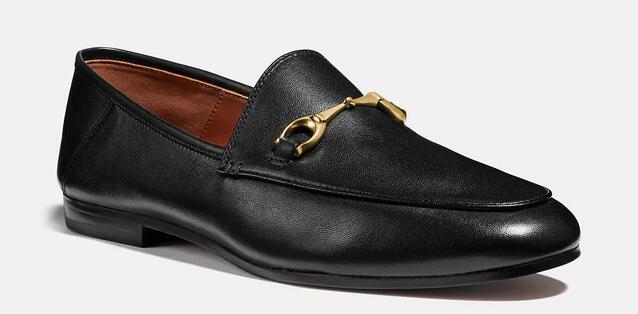 降价！Gucci平替！Coach Haley 黑/白色乐福鞋 折后$84.15
