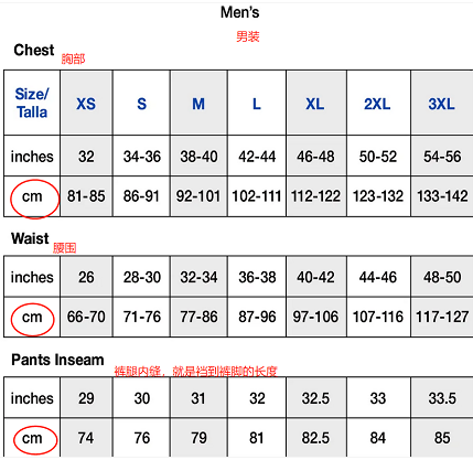 海淘如何看服装尺码&选尺码? 海淘新手必看