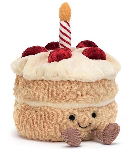 上新！Jellycat Amuseable生日蛋糕玩偶海淘售价$28.5