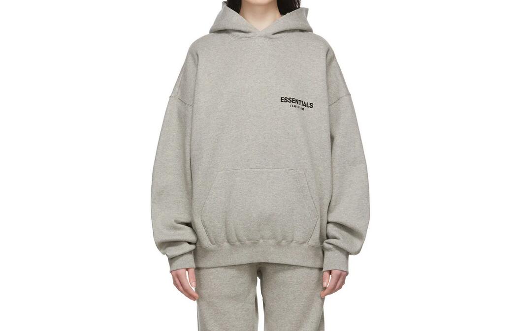 ESSENTIALS 麻灰色连帽卫衣 邮寄美国 海淘售价$90