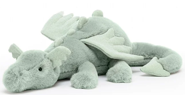 补货！Jellycat 趴趴龙 四色 售价$27.5起